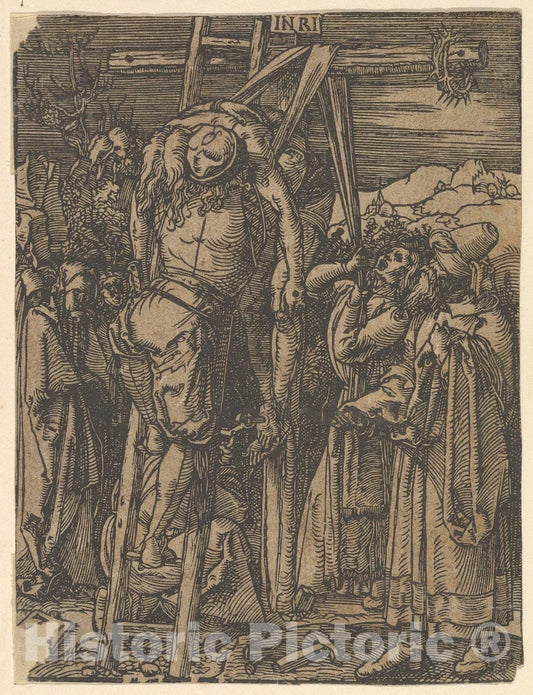 Art Print : Albrecht Dürer - The Descent from The Cross, from The Little Passion (Copy) : Vintage Wall Art