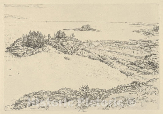Art Print : Ernest Haskell - The Picnic : Vintage Wall Art