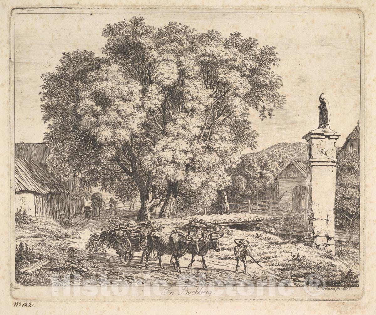 Art Print : Johann Christoph Erhard - in Buchberg : Vintage Wall Art