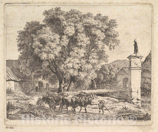 Art Print : Johann Christoph Erhard - in Buchberg : Vintage Wall Art