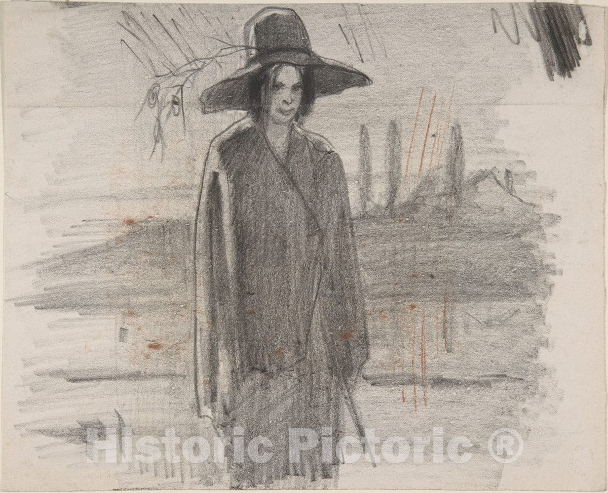 Art Print : Félicien Rops - Shepherd : Vintage Wall Art