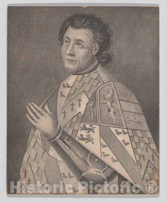 Art Print : James Basire, The Elder - John Talbot, 1st Earl of Shrewsbury and 1st Earl of Waterford : Vintage Wall Art