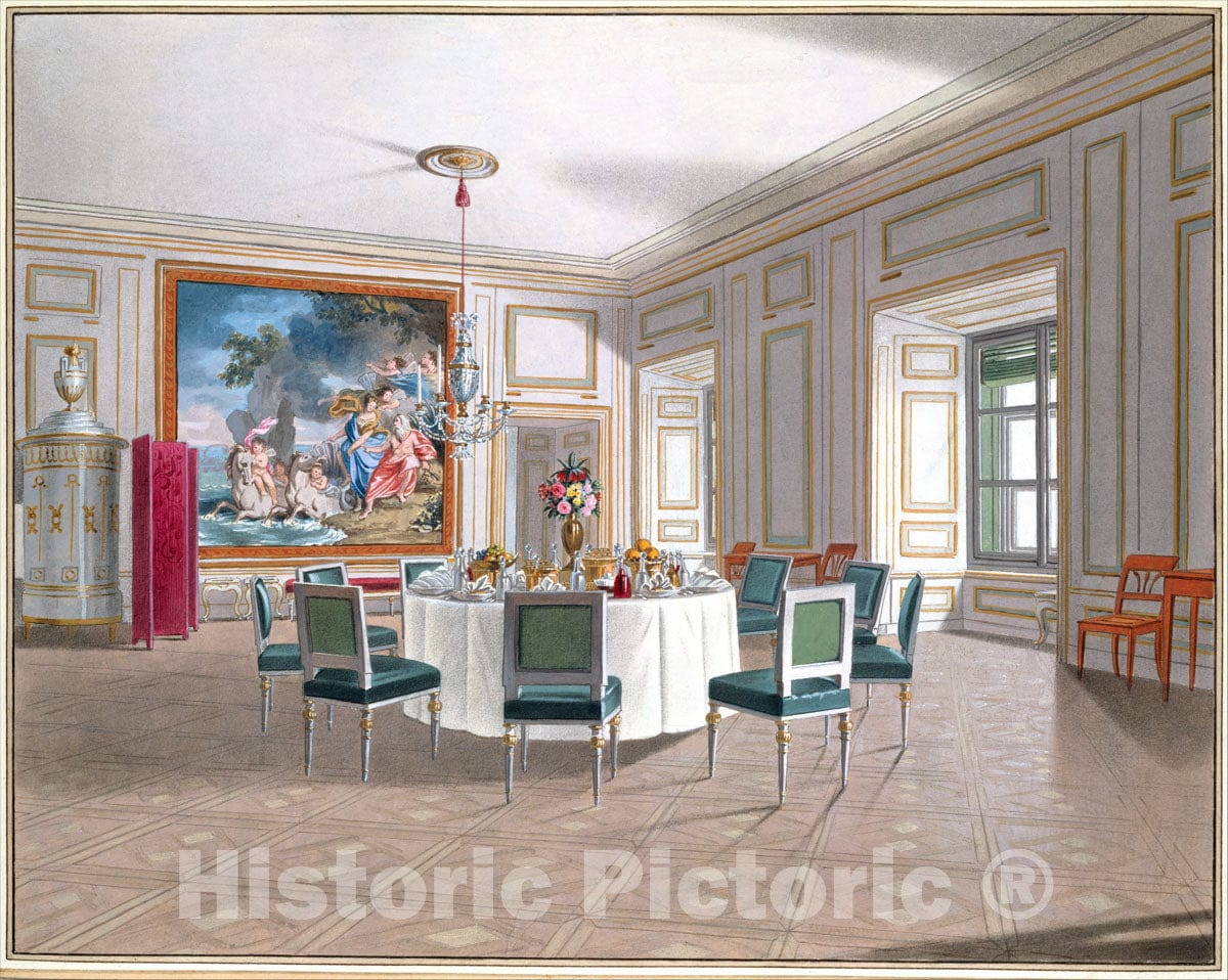 Art Print : Johann Stephan Decker - Album Offered in 1826 to Princess Marie d'Orlèans, Daughter of King Louis-Philippe : Vintage Wall Art