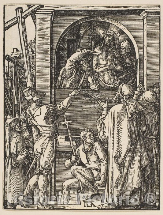 Art Print : Albrecht Dürer - ECCE Homo, from The Small Passion 2 : Vintage Wall Art