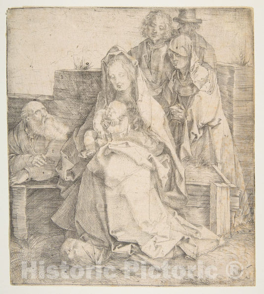 Art Print : Albrecht Dürer - The Holy Family 1 : Vintage Wall Art