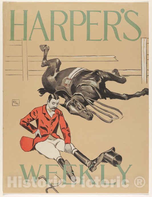 Art Print : William Sullivant Vanderbilt Allen - Harper's Weekly: November 12th : Vintage Wall Art