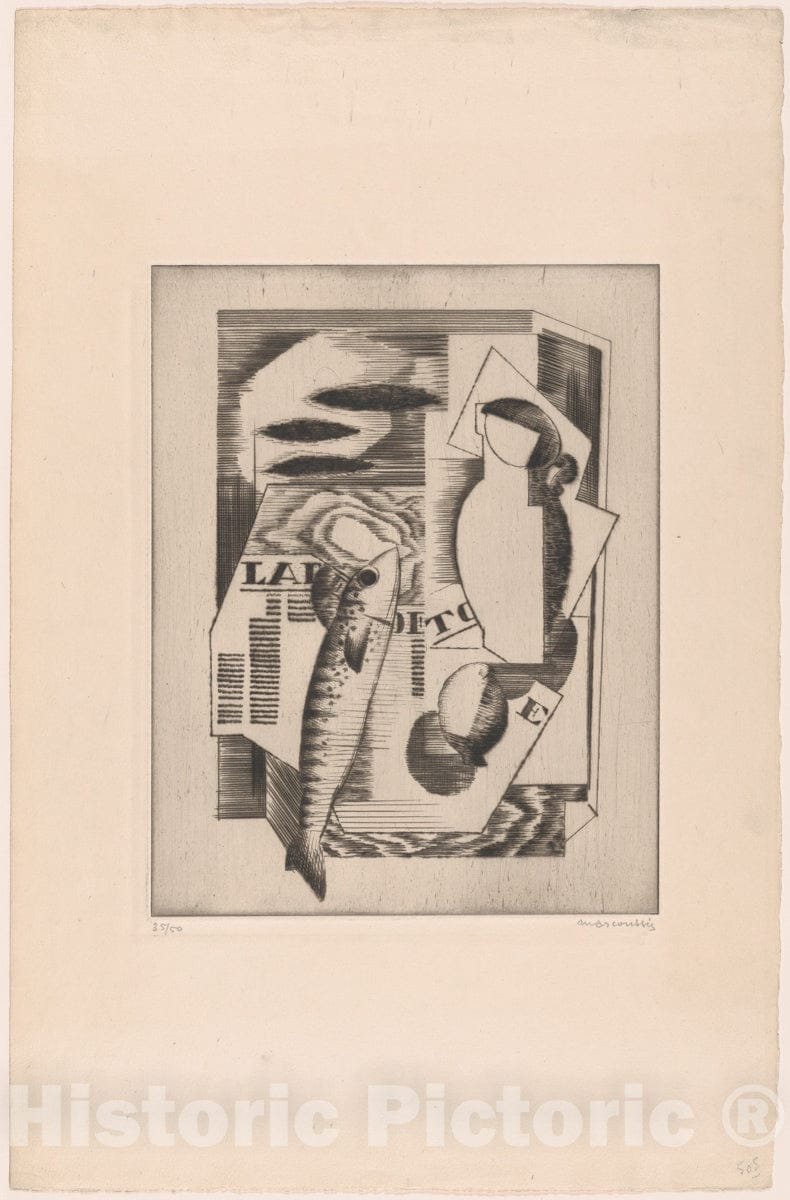 Art Print : Louis Marcoussis - Viareggio : Vintage Wall Art