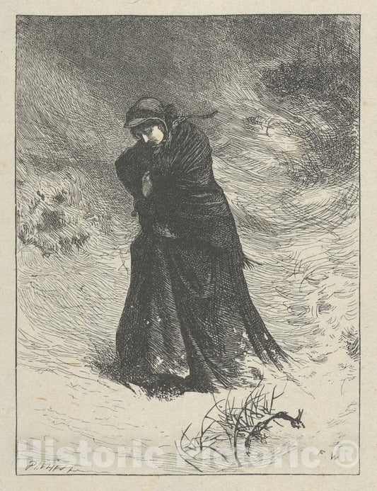Art Print : Dalziel Brothers - Love in Death, for Good Words : Vintage Wall Art