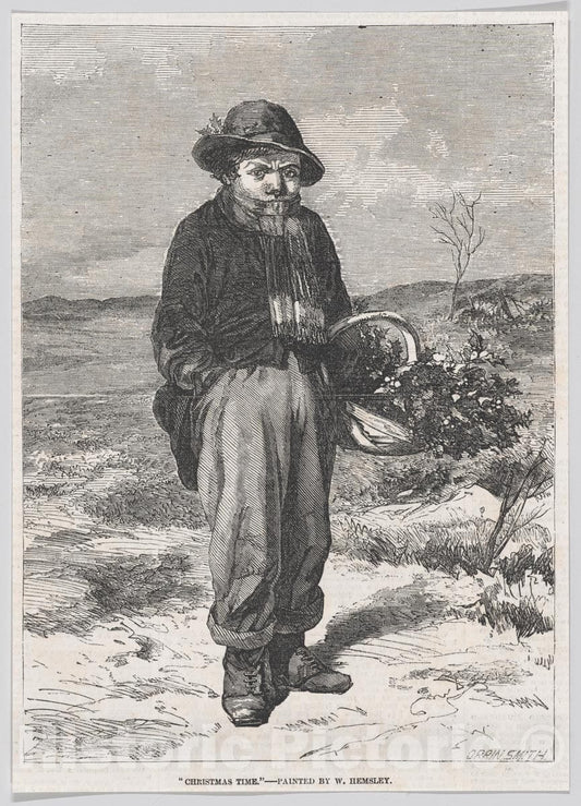 Art Print : Harvey Orrin Smith - Christmas Time, from Illustrated London News : Vintage Wall Art