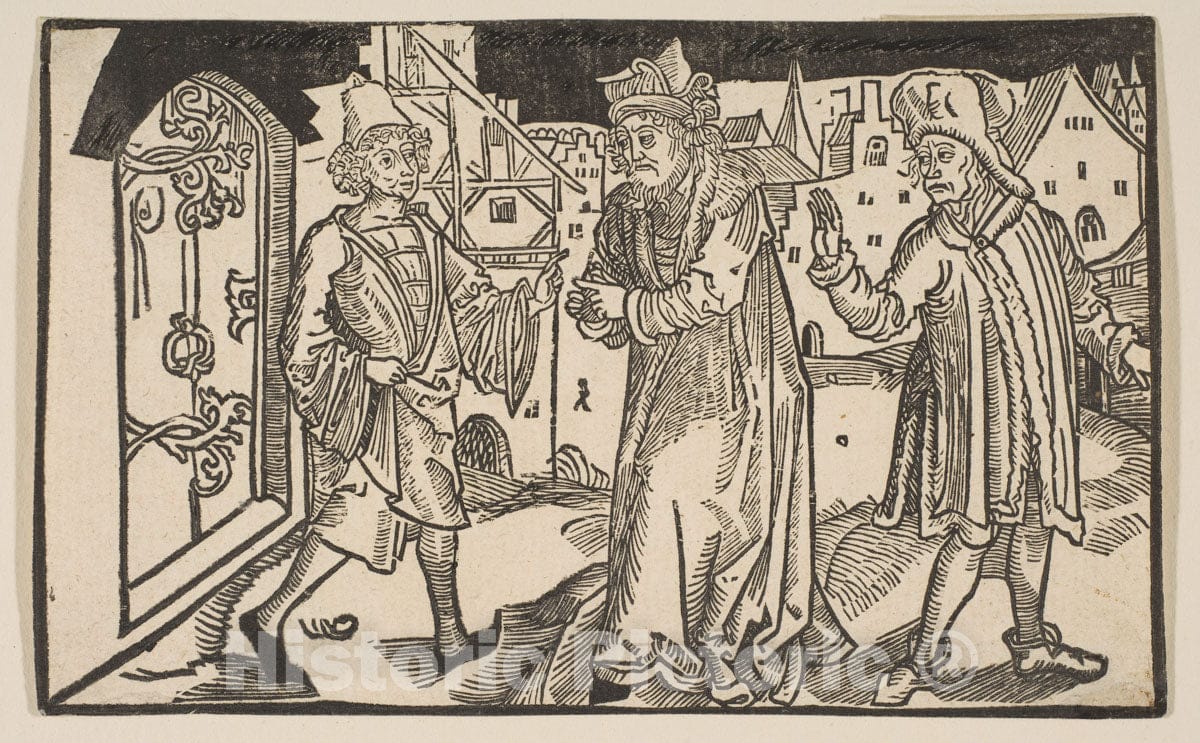 Art Print : Albrecht Dürer - Andria,from The Comedie of Terence, 19th Century : Vintage Wall Art