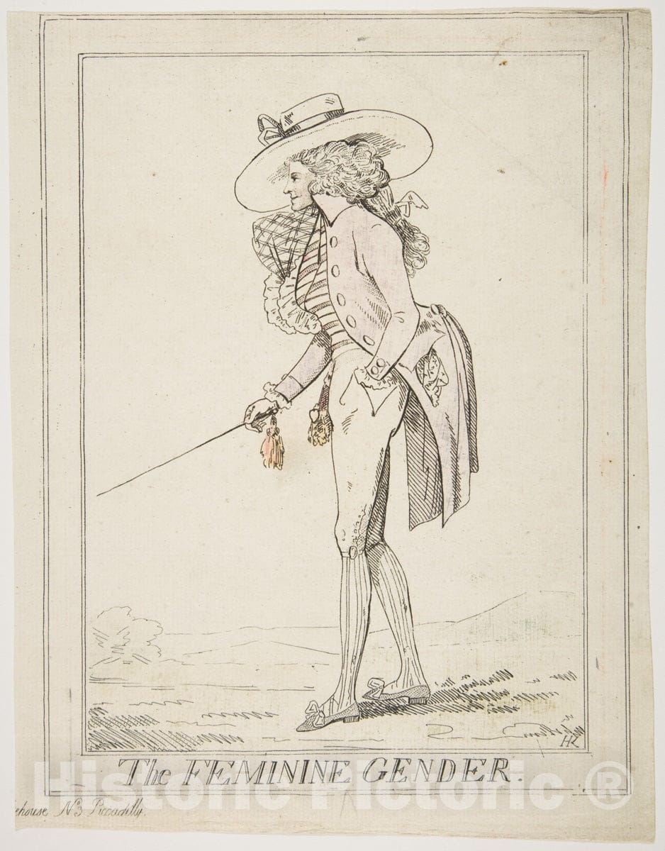 Art Print : Henry Kingsbury - The Feminine Gender : Vintage Wall Art