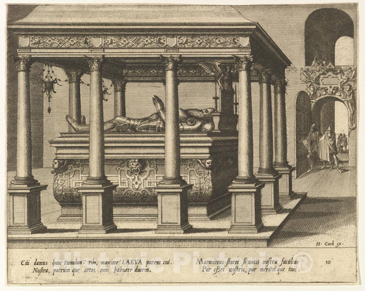 Art Print : Hans Vredeman de Vries - Cœnotaphiorum (10) : Vintage Wall Art