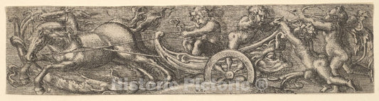 Art Print : William Carter - A Scallop Shell Chariot : Vintage Wall Art