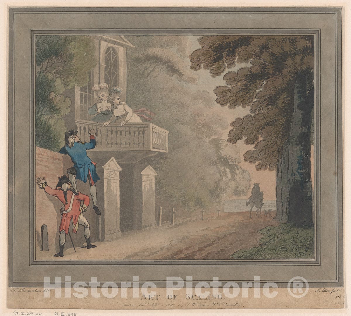 Art Print : Samuel Alken - Art of Scaling : Vintage Wall Art