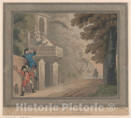 Art Print : Samuel Alken - Art of Scaling : Vintage Wall Art
