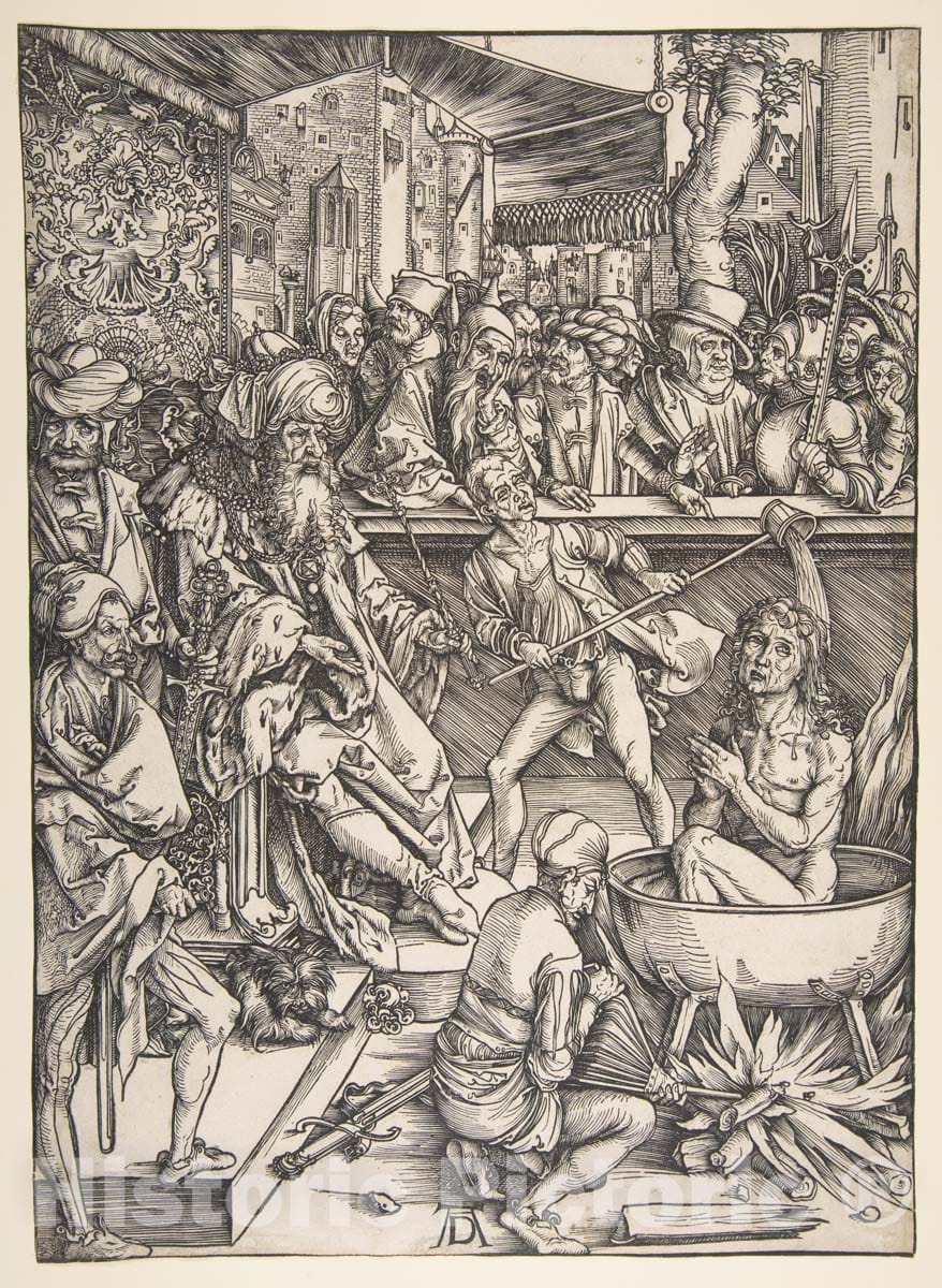 Art Print : Albrecht Dürer - The Martyrdom of Saint John, from The Apocalypse 2 : Vintage Wall Art