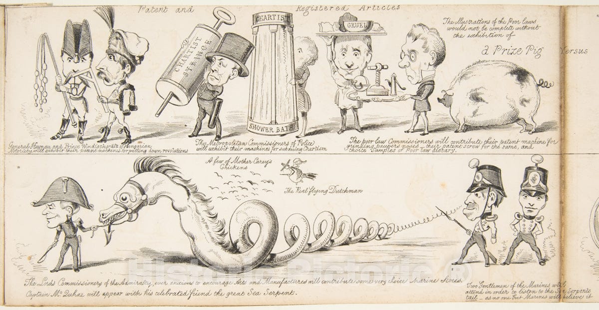 Art Print : The Great Exhibition Wot is to Be - Artist: George Augustus Sala - Created: 1850 : Vintage Wall Art