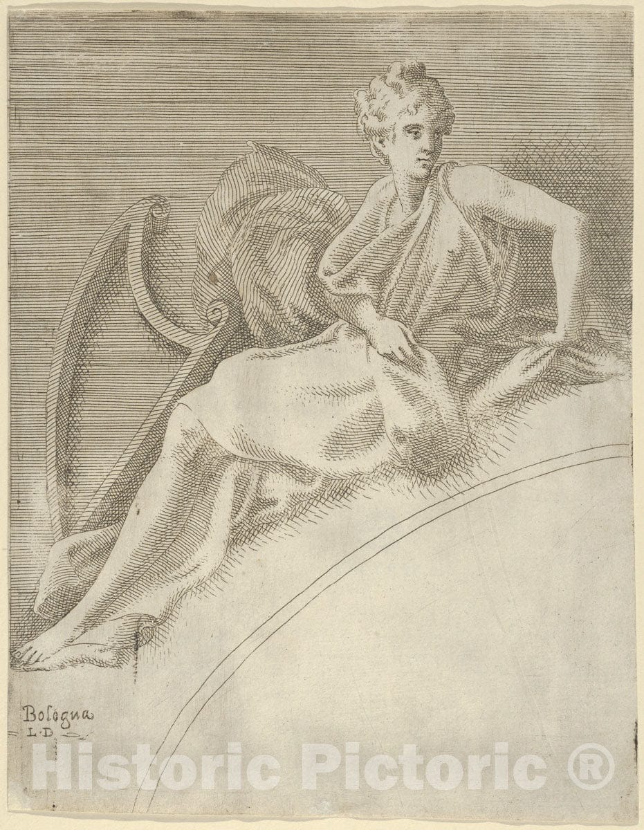 Art Print : Léon Davent - Terpsichore : Vintage Wall Art
