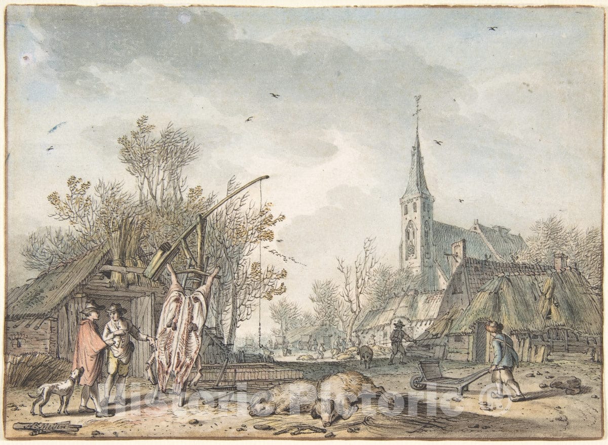 Art Print : Hendrik Meijer - November : Vintage Wall Art