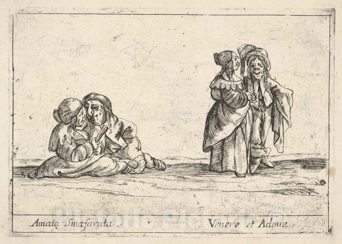 Art Print : Callot Figures