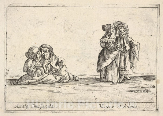 Art Print : Callot Figures