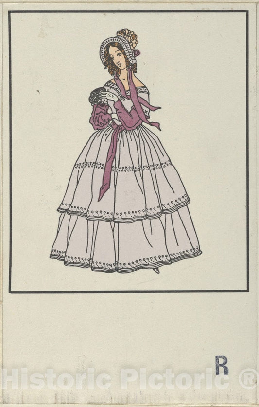 Art Print : Urban Janke - Biedermeier Fashion 1 : Vintage Wall Art