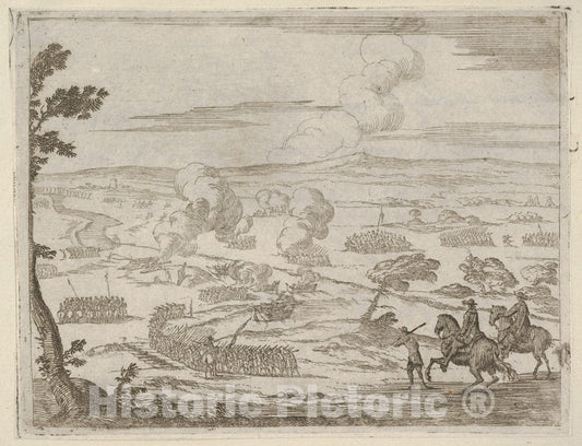 Art Print : After a Long March - Artist: Bartolomeo Fenice (Fenis) - Created: 1659 : Vintage Wall Art
