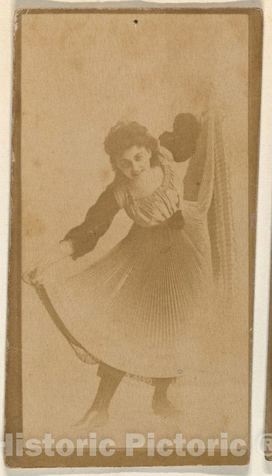 Photo Print : Bowing Actress, from The Actresses Series (N668) : Vintage Wall Art