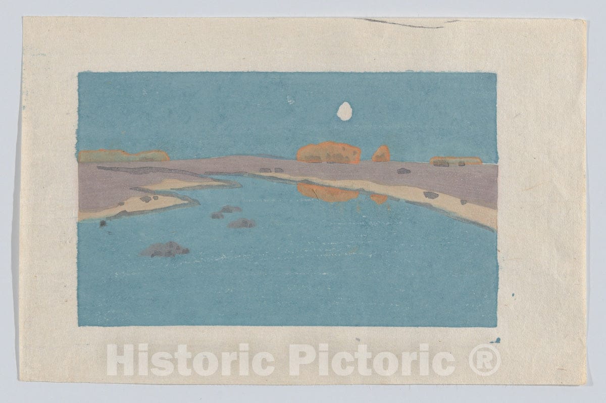 Art Print : Arthur Wesley Dow - Marsh Creek : Vintage Wall Art