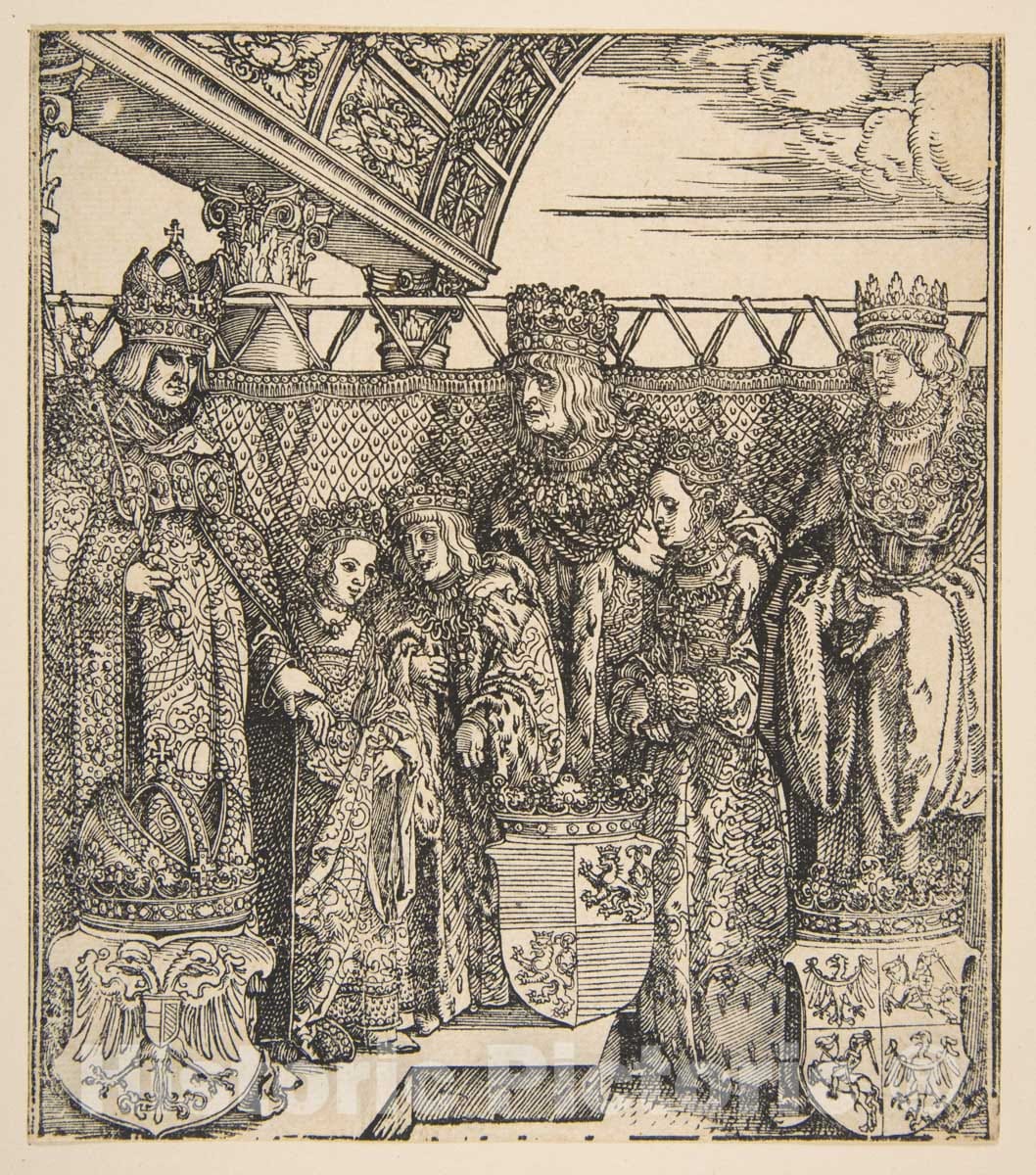 Art Print : Albrecht Dürer - The Congress of Princes at Vienna : Vintage Wall Art