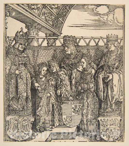 Art Print : Albrecht Dürer - The Congress of Princes at Vienna : Vintage Wall Art