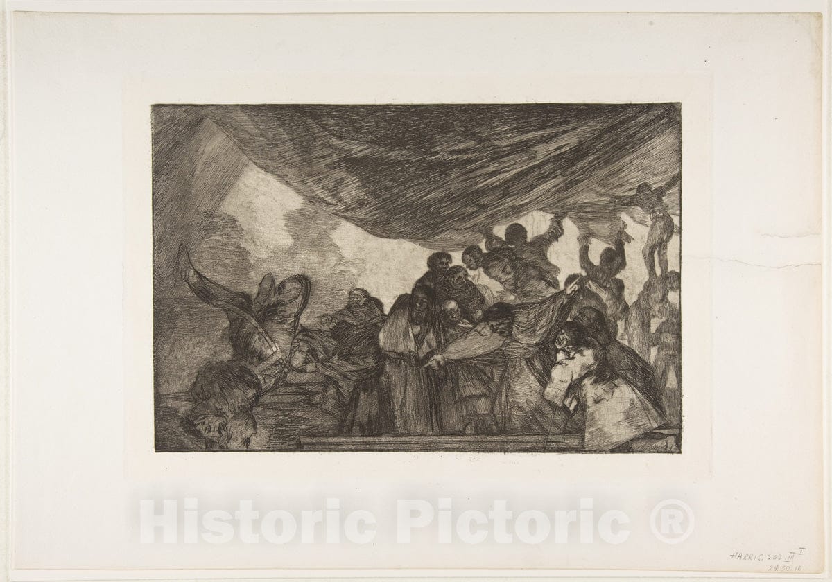Art Print : Goya - Plate 13 from The 'Disparates':Clear Folly 2 : Vintage Wall Art