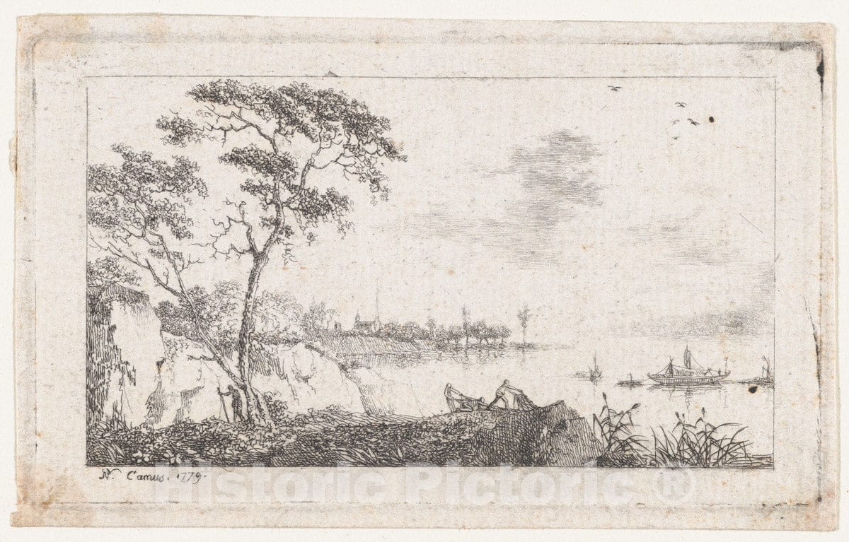 Art Print : Pierre Nicholas Camus - Landscape 2 : Vintage Wall Art