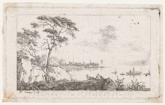 Art Print : Pierre Nicholas Camus - Landscape 2 : Vintage Wall Art