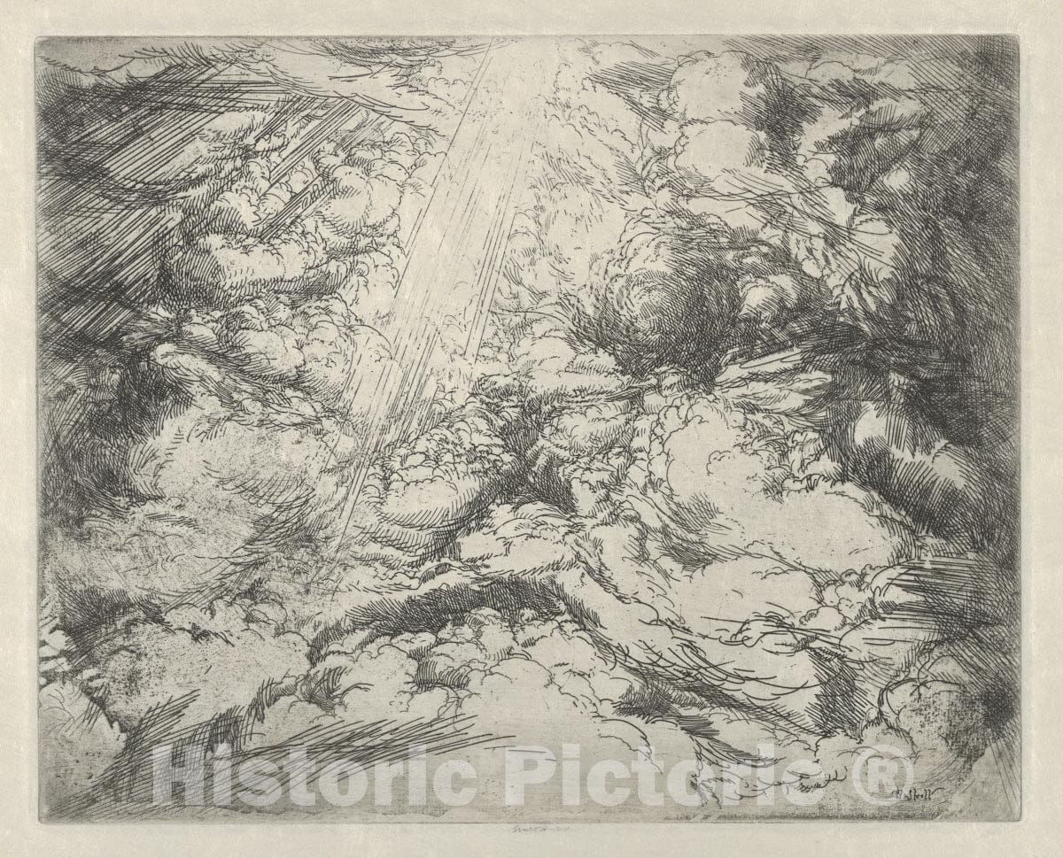 Art Print : Ernest Haskell - Heavenly Hosts : Vintage Wall Art