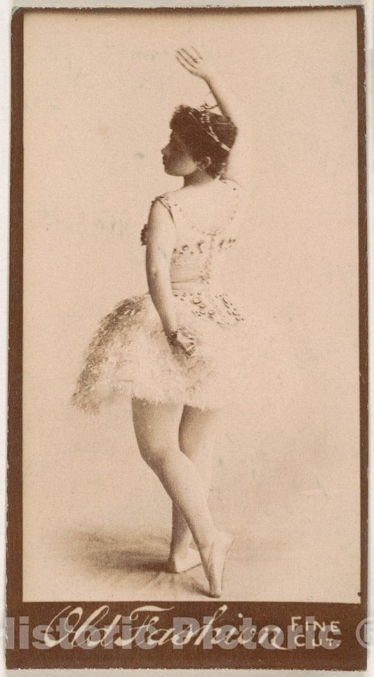 Photo Print : Ballerina, from The Actresses Series (N664) Promoting Old Fashion Fine Cut Tobacco - 431102 : Vintage Wall Art