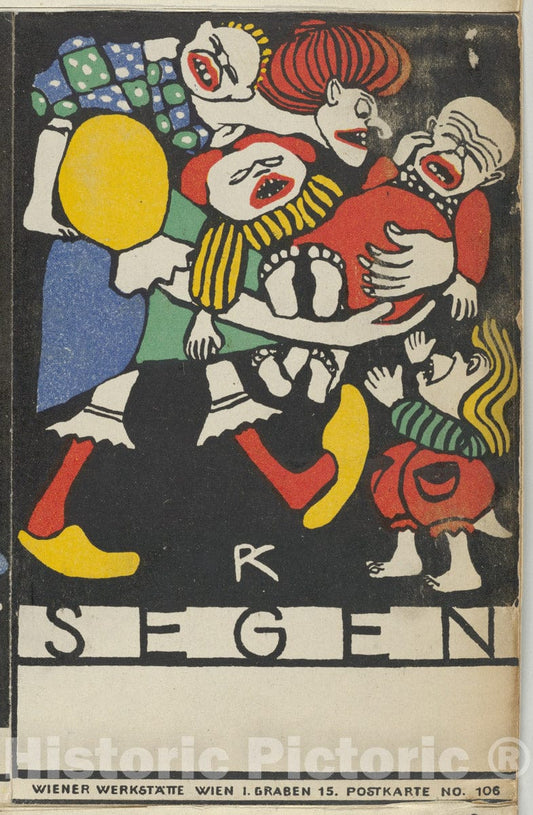 Art Print : Rudolf Kalvach - Blessing (Segen) : Vintage Wall Art