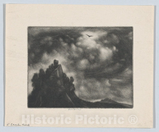 Art Print : Ernest Haskell - Eagle Rock : Vintage Wall Art