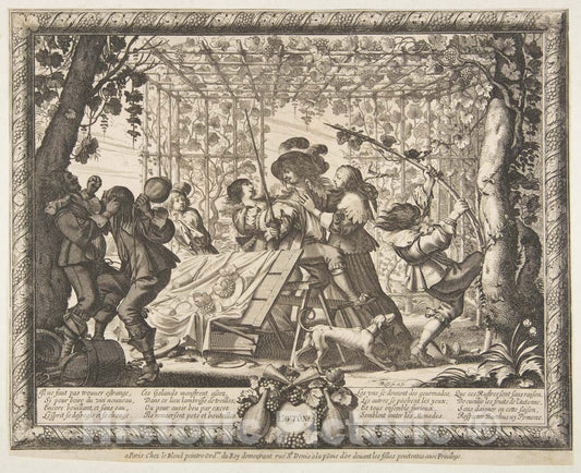 Art Print : Abraham Bosse - Autumn (L'Automne) : Vintage Wall Art