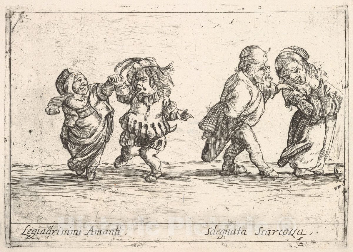 Art Print : Callot Figures
