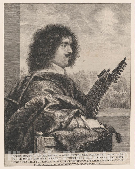 Art Print : Jan Lievens - Jacques Gaultier 2 : Vintage Wall Art