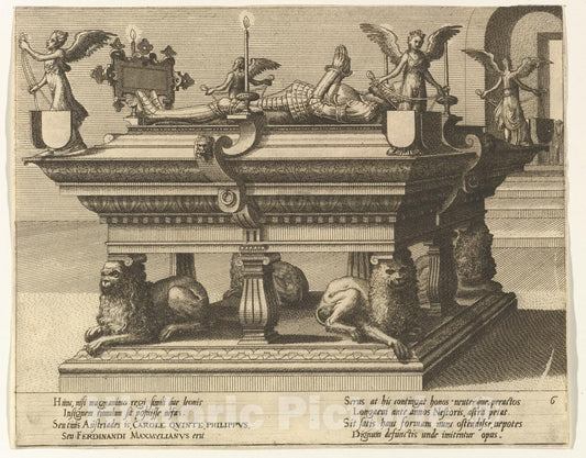 Art Print : Hans Vredeman de Vries - Cœnotaphiorum (6) : Vintage Wall Art
