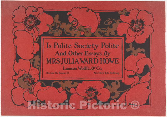 Art Print : Ethel Reed - is Polite Society Polite? : Vintage Wall Art