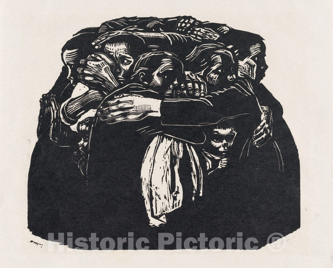 Art Print : Käthe Kollwitz - The Mothers : Vintage Wall Art