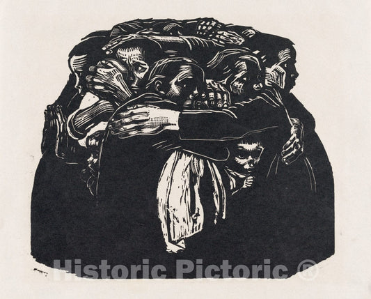 Art Print : Käthe Kollwitz - The Mothers : Vintage Wall Art