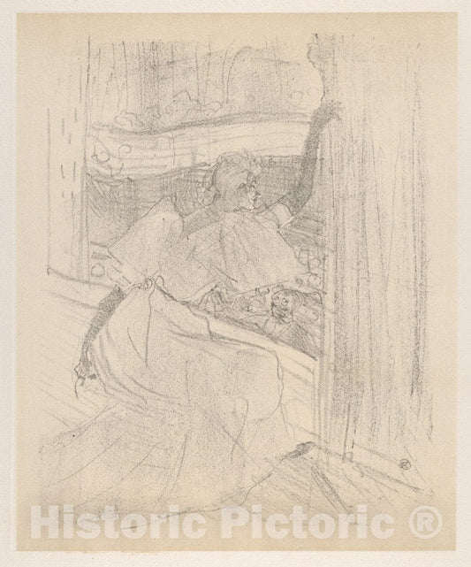 Art Print : Henri de Toulouse-Lautrec - VIII. Saluant le Public : Vintage Wall Art