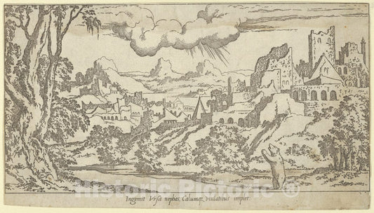 Art Print : Léon Davent - Calisto Changed Into a Bear from Fable of Calisto : Vintage Wall Art