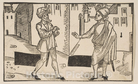 Art Print : Albrecht Dürer - Hecyra, from The Comedie of Terence, 19th Century : Vintage Wall Art