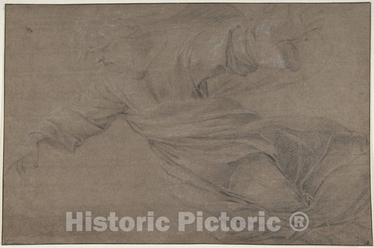 Art Print : Eustache Le Sueur - God The Father : Vintage Wall Art