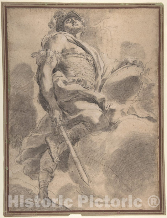 Art Print : Gaetano Gandolfi - Joshua : Vintage Wall Art